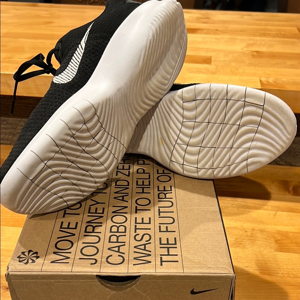 Black and White Athletic Shoes